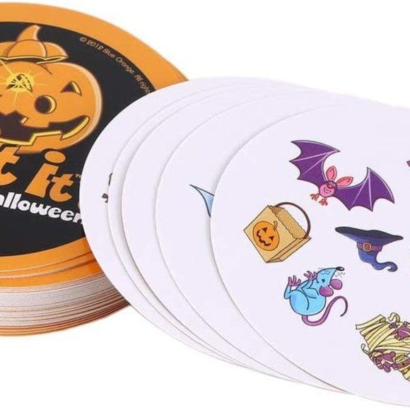 Table Game Tin Box Spot It On The Road  Card Game Friends Party Card (Halloween) - Picture 8 of 9